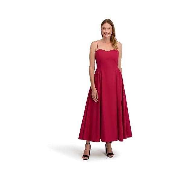 Womens Olivia Strappy Drop Waist Dress –Sweetheart Neckline