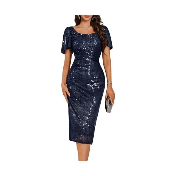 Women Sequin Formal Cocktail Party Dresses Prom Bodycon Dress